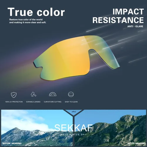 Vista 5 de SEKKAF Gafas de sol de béisbol juveniles para niños y niñas de 6 a 12 años de edad, gafas de sol deportivas de softbol para ciclismo y deportes