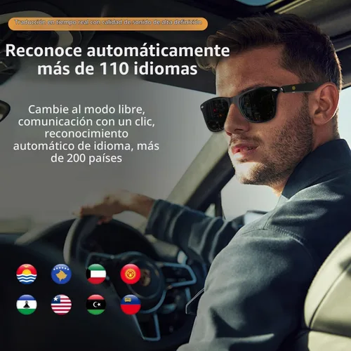 Vista 3 de AI Smart Glasses for Men Women - UV Protection Smart Sunglasses