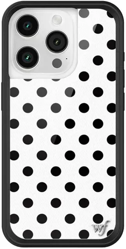 Vista 29 de Wildflower - Fundas compatibles con Apple iPhone 15 Pro Protector de goma negro, certificado de prueba de caída de 4 pies, propiedad de mujeres