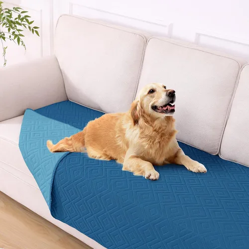 Vista 86 de hyha Manta impermeable para perros, funda suave para cama de perro, mantas para mascotas, funda impermeable para sofá y sillón para perros lavable
