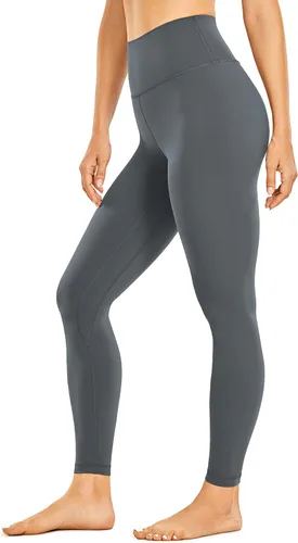 Vista 8 de CRZ YOGA Leggings de entrenamiento para mujer con sensación de desnudez cepillada de 25 pulgadas, pantalones de yoga de compresión de cintura alta