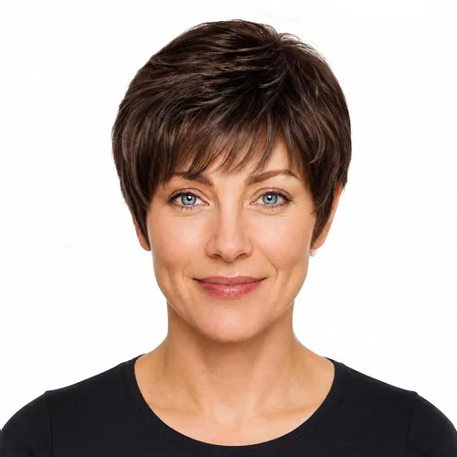 Vista 13 de Raquel Welch Winner Pixie Wig SS8/25 - Peluca transpirable y cómoda con memoria, peluca lista para usar todos los días, aspecto natural, fibras