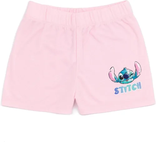 Vista 7 de Disney Lilo And Stitch - Conjunto de 2 pijamas para niñas, diseño animado de alienígena, pantalones cortos, ropa de dormir