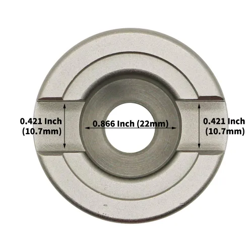 Vista 8 de Porta-fresa de molino de cara EMRW 6R 50-22+R8-FMB22-7/16+RPMT1204 Hoja de aleación dura+Llave de 8 mm+Llave T15, utilizado para el mecanizado