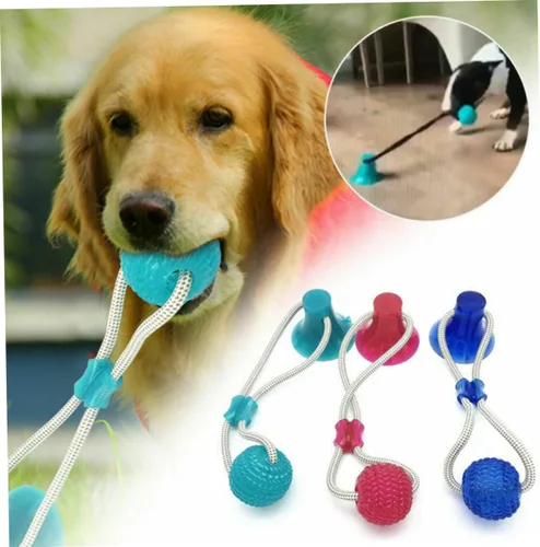 Vista 5 de Mipcase Juguetes interactivos para perros grandes, taza molar, juguete educativo para perros pequeños, sin sonido, resistente para el hogar