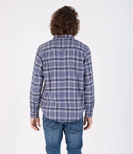 Vista 2 de Hurley Men's Portland Flannel Long Sleeve