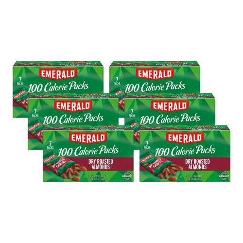 Vista 20 de Emerald Nueces secas de almendras tostadas, paquetes de 100 calorías, 7 unidades (paquete de 2)