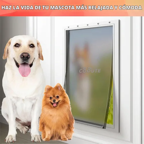 Vista 4 de Paquete de 2 solapas de repuesto para puerta de perro con cierre magnético, compatibles con puerta PetSafe Freedom para perros y gatos PAC11-11039