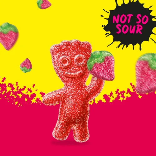 Vista 8 de SOUR PATCH KIDS Caramelos Suaves y Masticables de Fresa, Caramelos a Granel, 12 Bolsas de 8 oz
