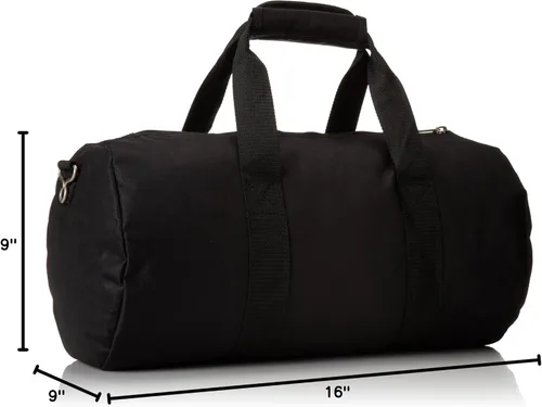 Vista 7 de Everest Lona redonda de 16 pulgadas, color negro, talla única, Negro, talla única , Bolsa redonda de 16 pulgadas
