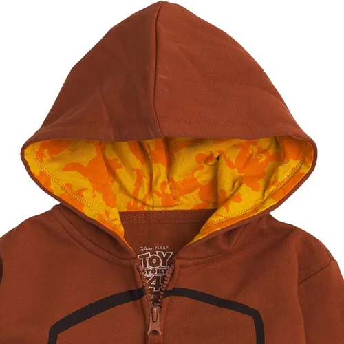Vista 5 de Disney Toy Story Big Face - Sudaderas con capucha y cremallera de personajes Buzz Lightyear, Sheriff Woody Niños y niñas, talla unisex