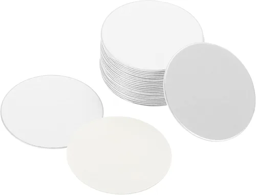 Vista 7 de PATIKIL Revestimiento de tapa de papel de aluminio de 0.709 in/0.7 pulgadas, 100 revestimientos de sellado térmico resistentes por inducción