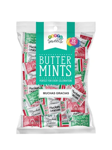 Vista 43 de Party Sweets Let's Party Buttermints de Hospitality Mints, Appx 300 mentas, bolsas de 7 onzas (paquete de 6) Gluten Free & Kosher, Quality you can