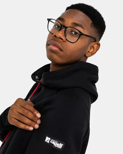 Vista 2 de MTV Men's Hoodie, Elevate Hooded Sweatshirt Oversized Pullover Top for Gym and Casual Wear