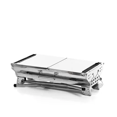 Vista 16 de Barbacoa Plegable de Acero Inoxidable para Carbón ExelQ InnovaGoods