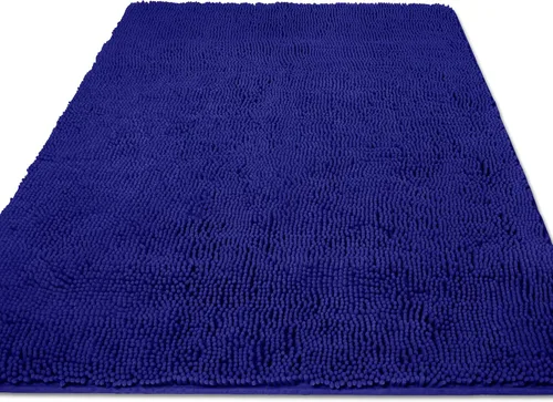 Vista 267 de Yeaban Alfombra de pasillo de baño de 24 x 72 pulgadas, antideslizante, alfombra de baño larga de felpilla gruesa, absorbente y lavable, alfombra