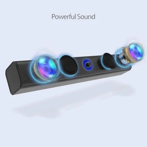 Vista 5 de Adesso Xtream S6 Altavoz de barra de sonido Bluetooth y AUX 10W x 2