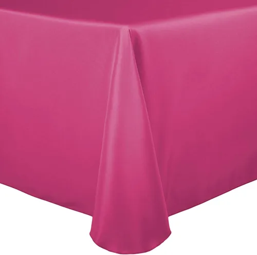 Vista 17 de Ultimate Textile Mantel ovalado de lino de poliéster de 60 x 102 pulgadas, color marrón cobre
