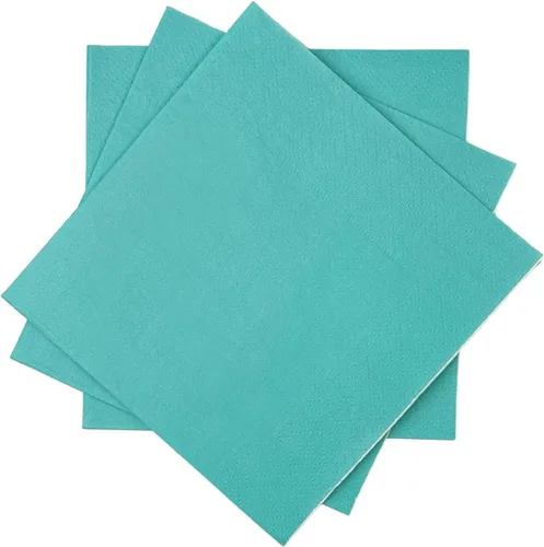 Vista 45 de Servilletas de cóctel de 24 colores de 5 x 5 pulgadas desechables servilletas de papel para bebidas para cóctel, boda, cena, fiesta de cumpleaños