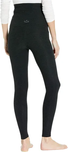 Vista 2 de Beyond Yoga Leggings midi Spacedye de maternidad con cintura imperio para mujer, costuras favorecedoras con corte por encima del tobillo, leggings