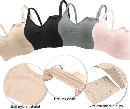 Vista 3 de Stelle Bralette inalámbrico con almohadillas, extensores y clips