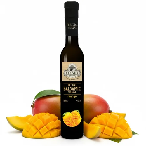 Vista 10 de Ellora Farms, Vinagre balsámico con infusión de jarabe de dátil, espeso, cremoso y envejecido en barrica, sin conservantes, botella de vidrio, 8.45