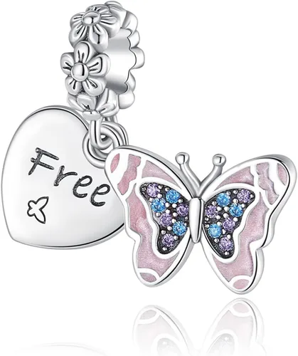 Vista 21 de Amufer S925 Charms for Women, compatible with Pandora Bracelets and Necklaces, Jewelry Gift