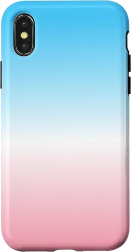 Vista 5 de Transgender Flag Colors Gradient Trans Pride Case for iPhone 17