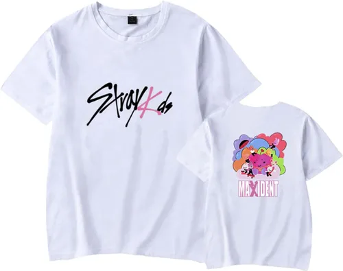 Vista 9 de Xkpopfans Kpop SKZ Straykids Maxident Merch - Camiseta unisex Felix Minho