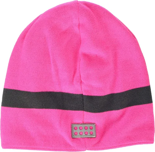 Vista 2 de LEGO Wear - Gorro de nieve de punto para niños, rosa oscuro, 12-13 años