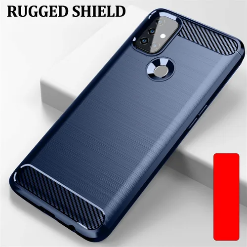 Vista 2 de Asuwish Funda compatible con Oneplus Nord N10 5G y protector de pantalla de vidrio templado, accesorios de celda, fundas delgadas de silicona