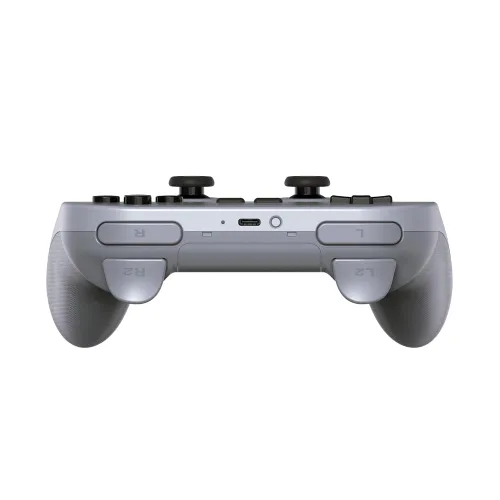 Vista 4 de 8BitDo Pro 2 Bluetooth Controller for Switch PC macOS Android Steam Deck Raspberry Pi Gray Edition