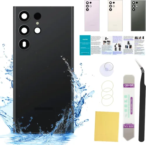Vista 57 de Compatible con Samsung Galaxy Note 8 - Carcasa trasera de repuesto de cristal de 6.3 pulgadas, SM-N950, todos los portadores con manual de Negro