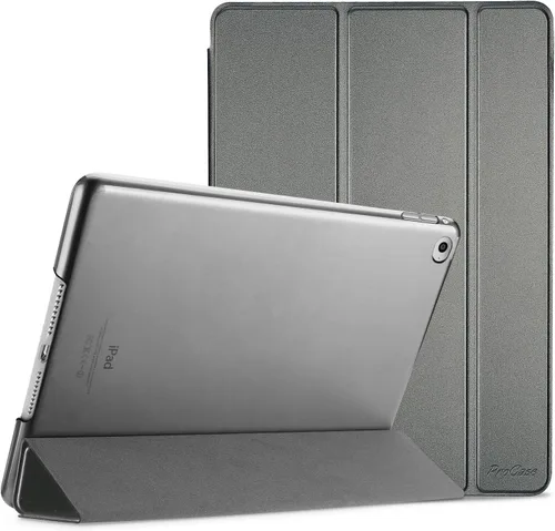 Vista 12 de ProCase Funda Inteligente para iPad Air 2 2014, Funda Protectora con Soporte Ultra Delgada y Ligera con Tapa Trasera Translúcida Esmerilada