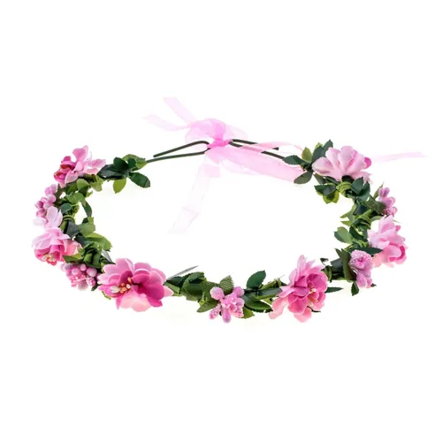 Vista 10 de Corona de flores suculentas, eucalipto, halo de boda, diadema floral, accesorio para fotos (B-blanco)