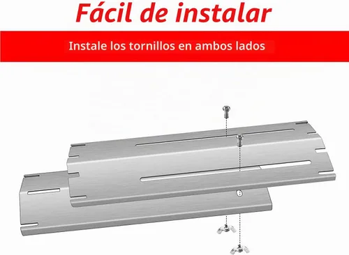 Vista 5 de Hisencn Placa de calor ajustable para parrillas de gas Brinkmann, 11.75-21
