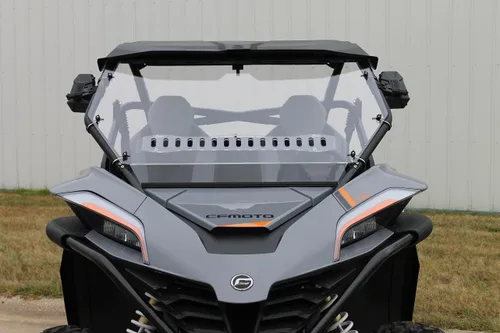 Vista 4 de Compatible con parabrisas ventilado de jaula redonda CF MOTO ZFORCE SPORT 950/1000