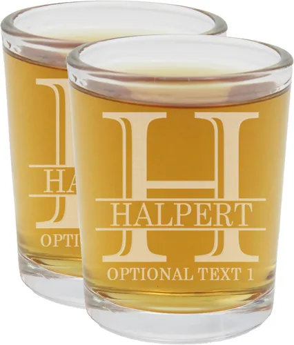 Vista 8 de Vaso de chupito grabado personalizado de 2.5 onzas, 1 paquete, nombre del monograma personalizado, regalos personalizados para hombres y mujeres