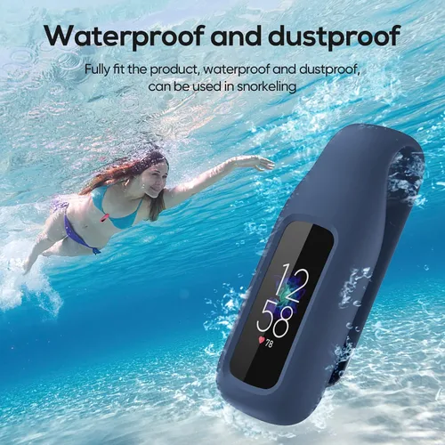 Vista 3 de Paquete de 3 clips para Fitbit Luxe, soporte de clip compatible con Fitbit Luxe, negro + verde azulado + rosa suave
