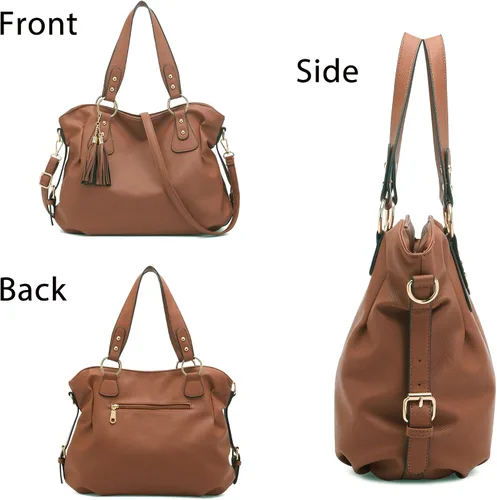 Vista 3 de Juego de carteras y carteras para mujer, bolso grande con cartera, 3