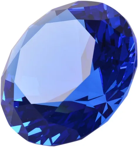 Vista 20 de LONGWIN Pisapapeles de diamante de cristal de 80 mm (3.1 pulgadas), joyas para decoración de boda, centros de mesa, decoración para el hogar (Azul)