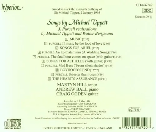 Vista 2 de Tippett Songs Purcell Realisations