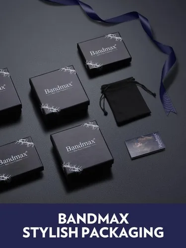 Vista 7 de Bandmax Anillos de sello para hombre, acero inoxidable, chapado en oro de 14 quilates, negro, minimalista, simple, anillo para hombres y mujeres