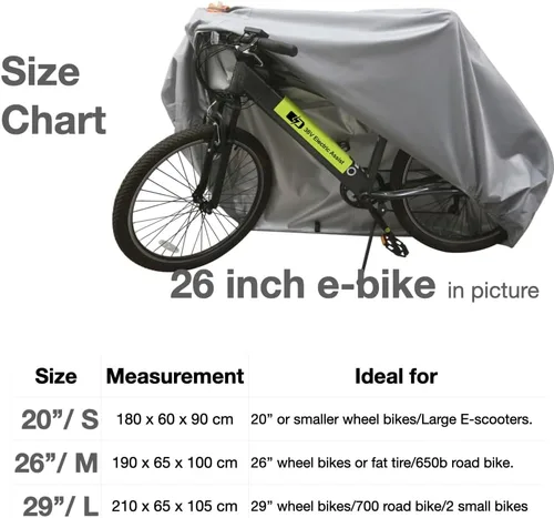 Vista 5 de Urby Fundas de bicicleta resistentes al agua y al calor. Ideal para bicicletas eléctricas como cubierta de batería de bicicleta eléctrica o cubierta