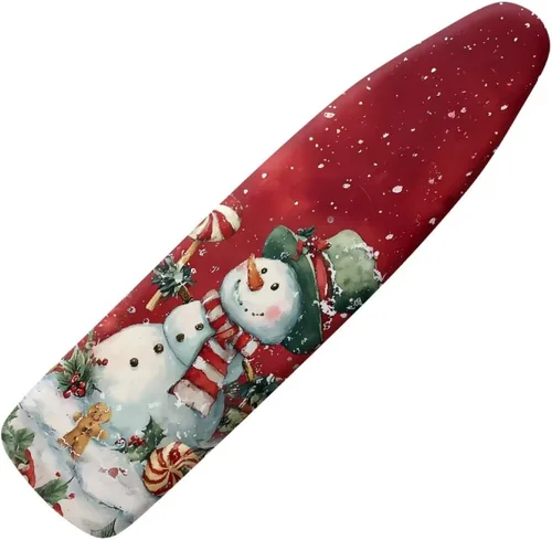 Vista 43 de Funda floral a prueba de arañazos para tablas de planchar de tamaño estándar, reflectante, con 3 ganchos y bucles para decoración de tablas de 15 x