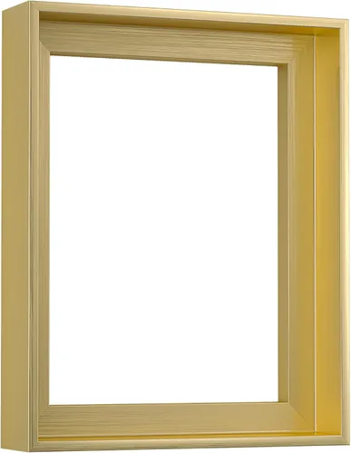 Vista 2 de Texas Art Marco flotante de lona de 8 x 8 pulgadas, con textura de grano de madera profunda de 1.25 pulgadas, marco de fotos flotante para lienzo
