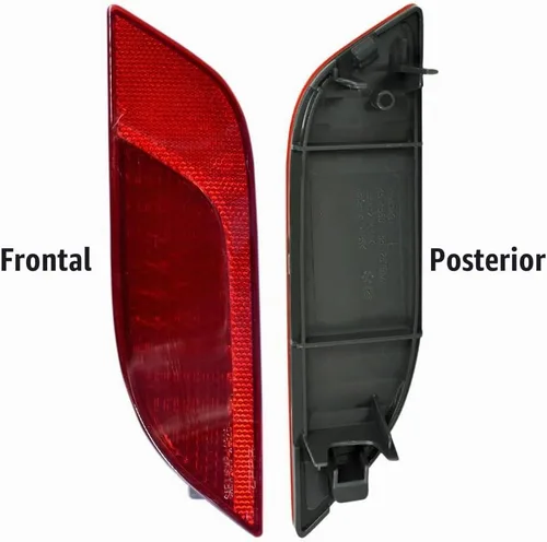 Vista 6 de CULMKARI Reflector de parachoques trasero delantero lateral del conductor Se adapta para 2017-2019 Jeep Compass Reemplaza CH1184106 55112679AA