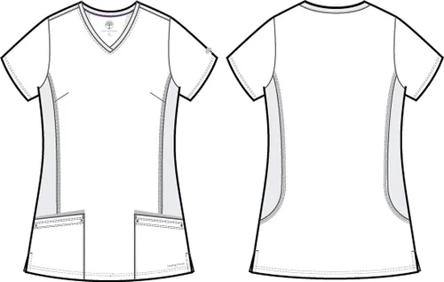 Vista 9 de Healing Hands - Camiseta médica con cuello en V para mujer, suave, elástica Negro