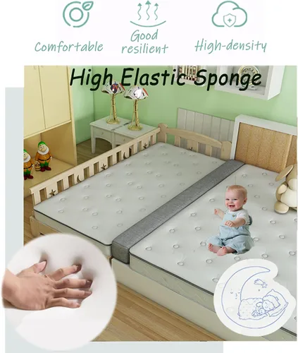 Vista 4 de Relleno de espacio de puente de cama de tamaño personalizado, conector de sofá, extensor de colchón para cama individual/Queen/King, cojín