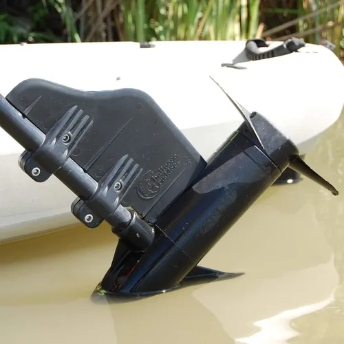 Vista 6 de Bullnose timón Kit de sobre timón para abrazadera para 24 – 55 Thrust Trolling Motors: accesorio para lanchas de pedales, pontones, kayaks, o canoas